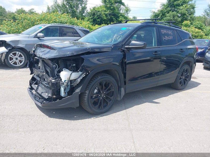 2019 GMC Terrain, Front, IAAI, VIN 3GKALTEV8KL250257 — photo 2