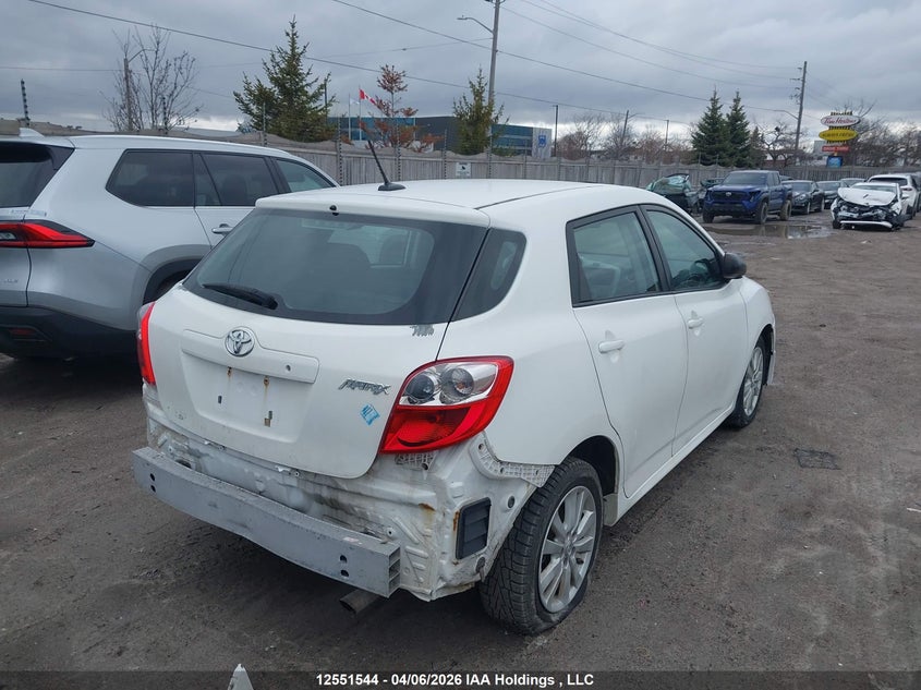 Vin: 2t1ku4ee5dc951072, lot: 2943834, toyota matrix wagon 20134