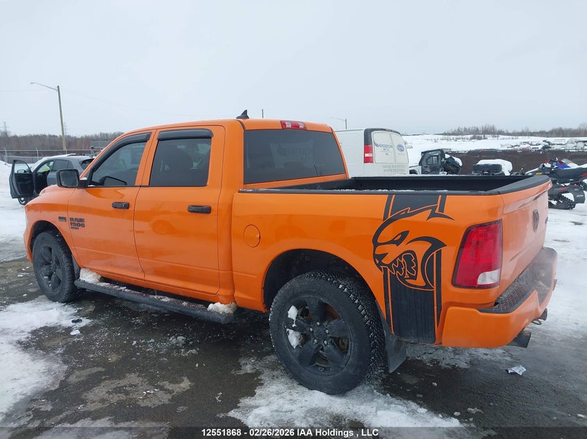 2019 Dodge Ram 1500 5.7 Orange Lot 111012551868 Vin 1C6RR7KT7KS611347