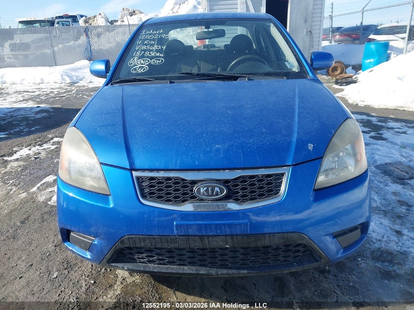 2011 Kia Rio Ex/Ex-Convenience VIN: KNADH4B33B6856334 Lot: 12552195
