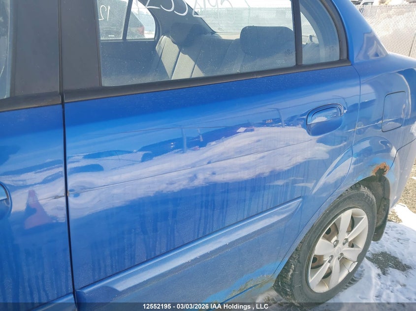 2011 Kia Rio Ex/Ex-Convenience VIN: KNADH4B33B6856334 Lot: 12552195