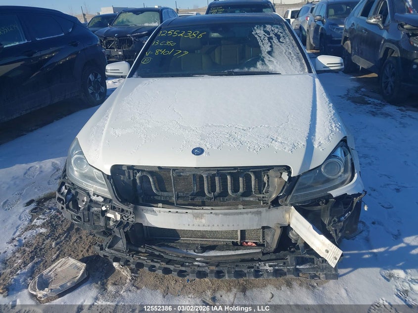 2013 Mercedes-Benz C 350 4Matic VIN: WDDGF8JB5DA840177 Lot: 12552386