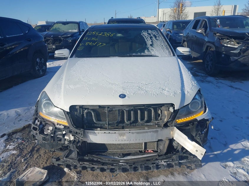 2013 Mercedes-Benz C 350 4Matic VIN: WDDGF8JB5DA840177 Lot: 12552386
