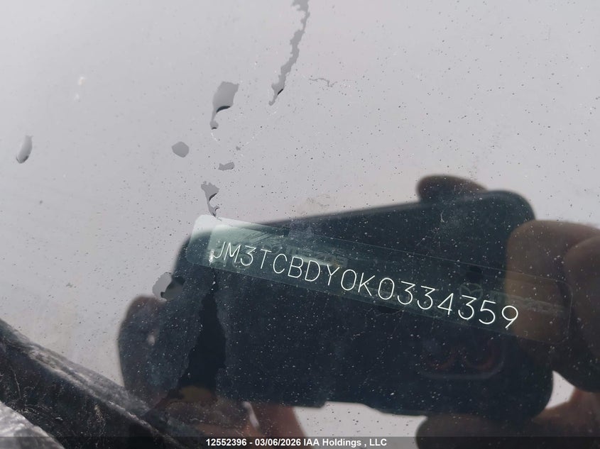 2019 Mazda Cx-9 Grand Touring VIN: JM3TCBDY0K0334359 Lot: 12552396