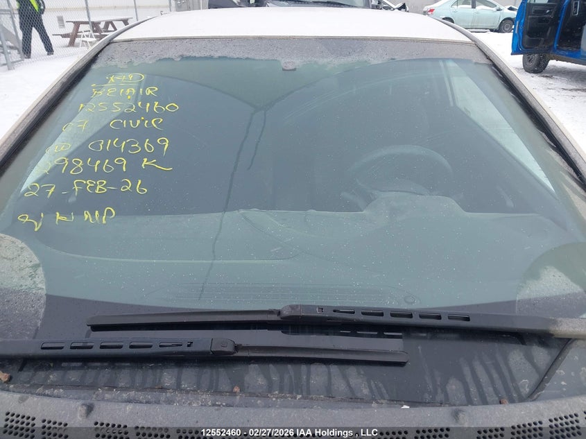 2007 Honda Civic Lx VIN: 2HGFG11697H014369 Lot: 12552460