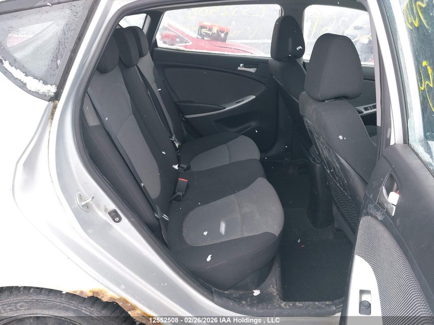 2012 Hyundai Accent 1.6 Gls/gs Grey Lot 111012552508 Vin KMHCT5AE5CU009541
