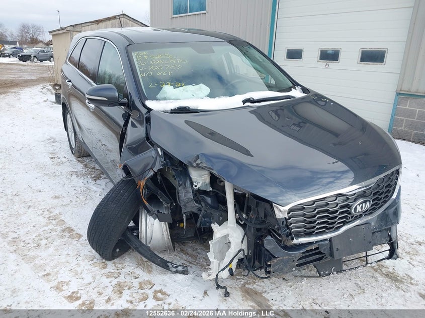 2020 Kia Sorento 2.4L Lx/2.4L Lx+/3.3L Lx+ VIN: 5XYPGDA39LG705789 Lot: 12552636