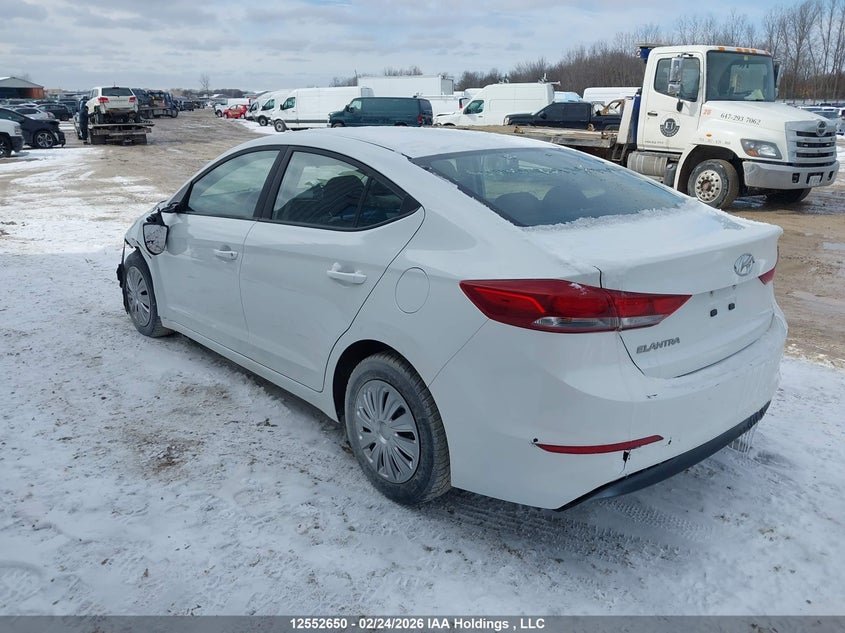 Vin: 5npd74lf4hh159784, lot: 2945041, hyundai elantra le 20173