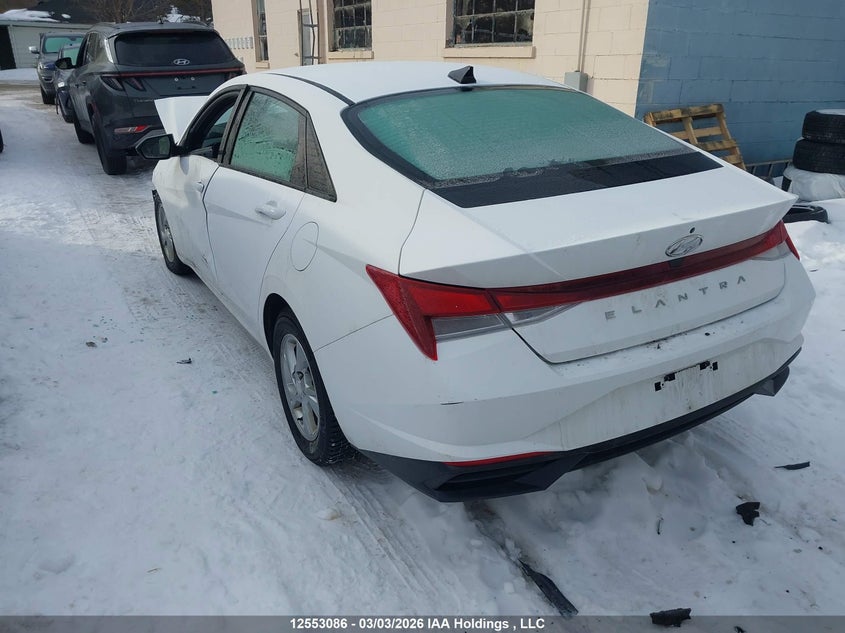 Vin: kmhlm4ag7nu306600, lot: 2945493, hyundai elantra sel 20223
