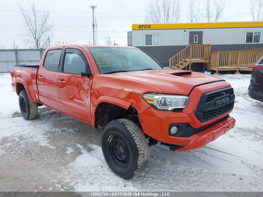 5TFDZ5BNXGX001431 2016 Toyota Tacoma Dbl Cab/Sr5/Trd Sport/Or auction photo 1