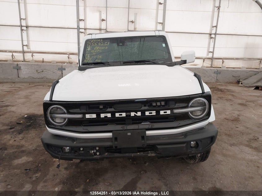 2025 Ford Bronco Outer Banks VIN: 1FMDE8BH2SLA82895 Lot: 12554251