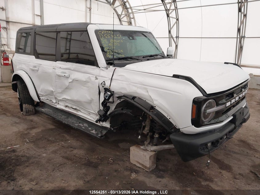 2025 Ford Bronco Outer Banks VIN: 1FMDE8BH2SLA82895 Lot: 12554251