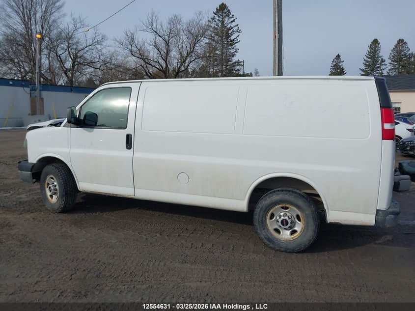 2013 Gmc Savana 4.8 G2500 White Lot 111012554631 Vin 1GTW7FBAXD1149952
