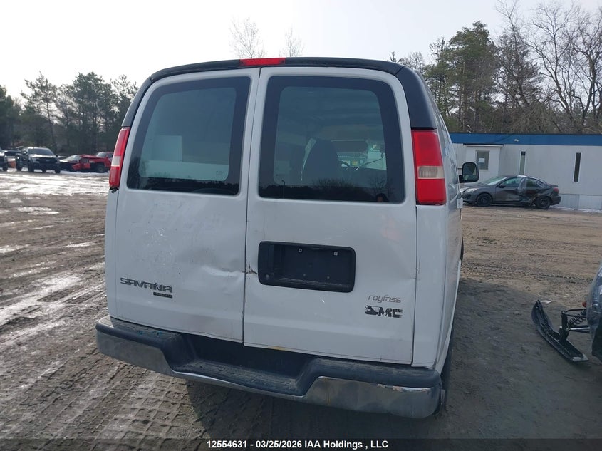 2013 Gmc Savana 4.8 G2500 White Lot 111012554631 Vin 1GTW7FBAXD1149952
