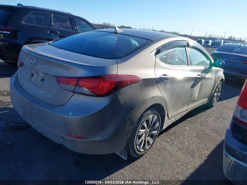 Vin: 5npdh4aexfh593616, lot: 2947689, hyundai elantra 20154