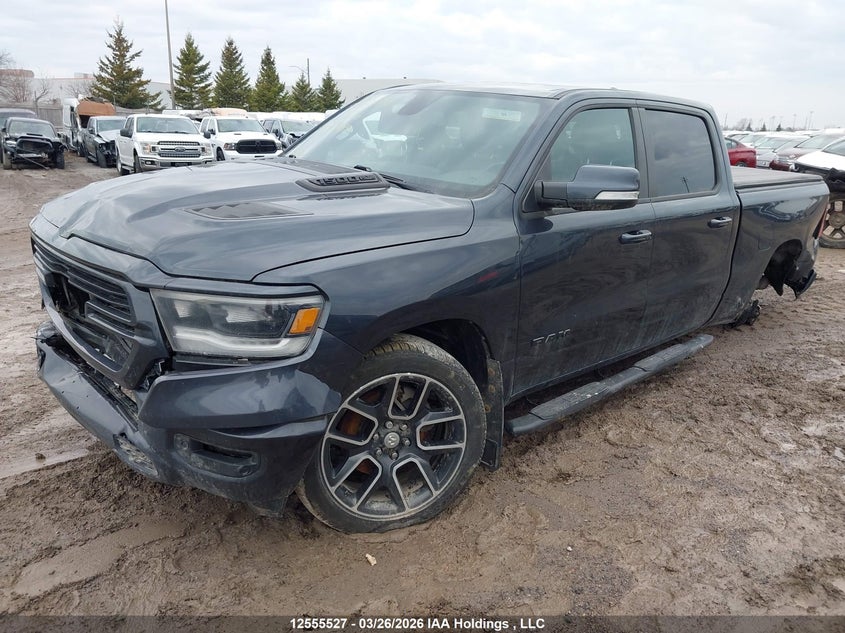 2019 Ram 1500 5.7 Ram Sport blue Lot 111012555527 Vin 1C6SRFTT8KN572289