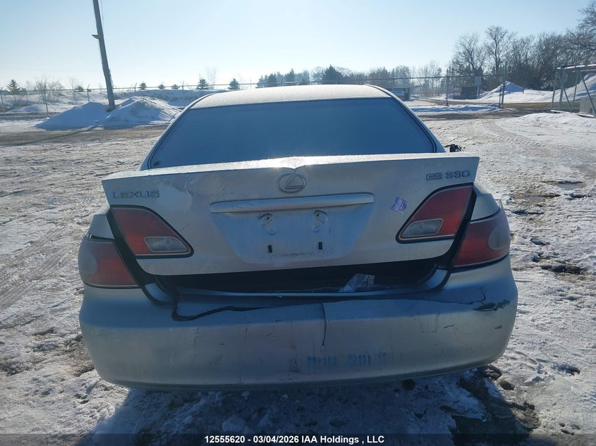 2004 Lexus Es 330 VIN: JTHBA30G345010775 Lot: 12555620