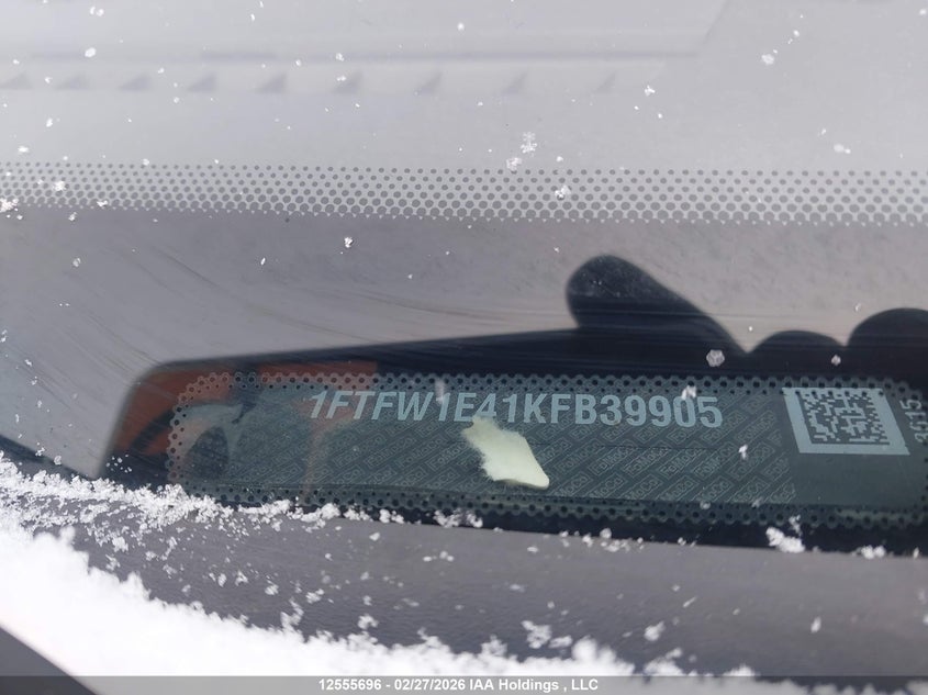 2019 Ford F150 Supercrew VIN: 1FTFW1E41KFB39905 Lot: 12555696