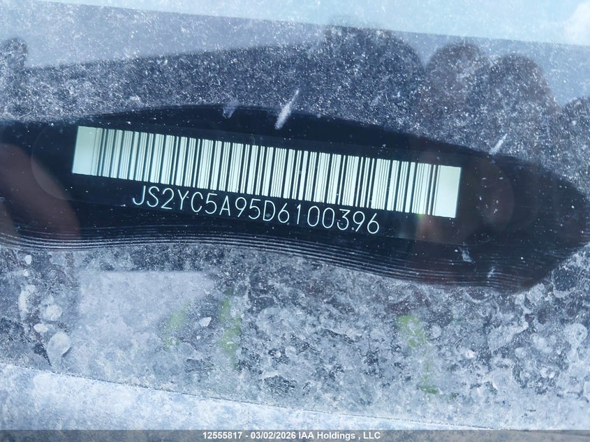 2013 Suzuki Sx4 Sport VIN: JS2YC5A95D6100396 Lot: 12555817