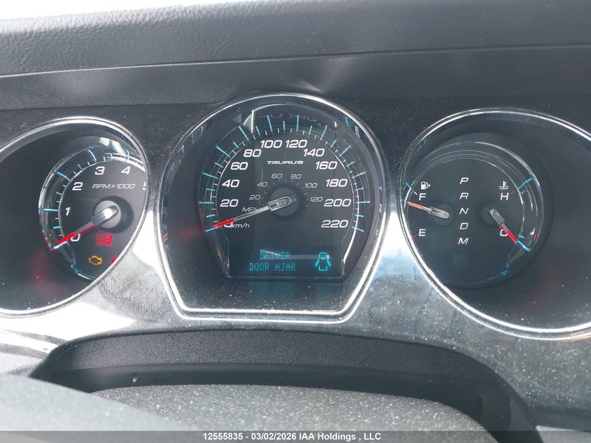 1FAHP2JW4CG105333 2012 Ford Taurus 3.5 Limited Silver