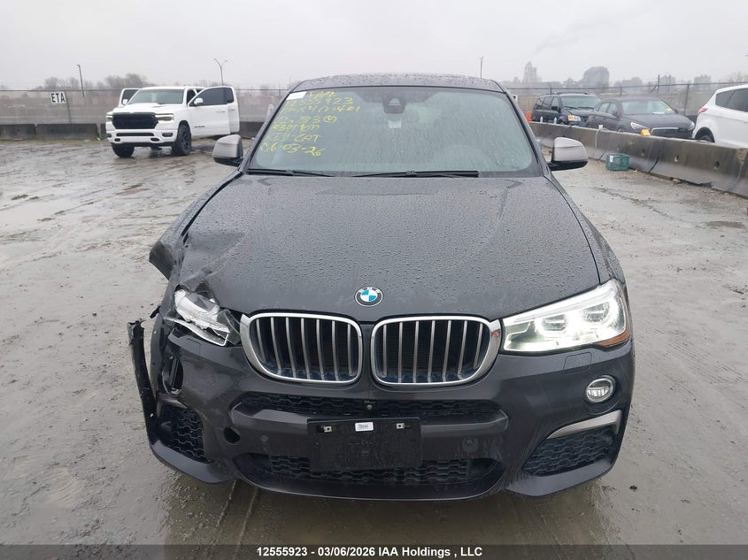 2017 BMW X4 M40I VIN: 5UXXW7C34H0U26733 Lot: 12555923