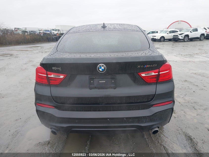 2017 BMW X4 M40I VIN: 5UXXW7C34H0U26733 Lot: 12555923