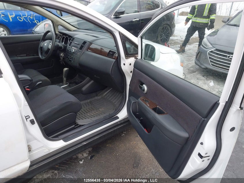 2012 Nissan Versa 1.8 S/sl White Lot 111012556435 Vin 3N1BC1CP3CK804405