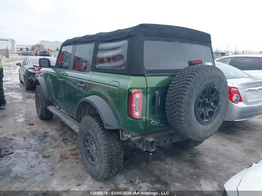 2022 Ford Bronco 2.7 Big Bend/black Diamond/outer Banks/badlands/wildtrak/everglades Green Lot 111012556578 Vin 1FMEE5DPXNLB34513