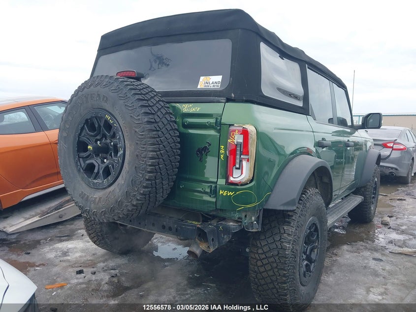 2022 Ford Bronco Big Bend/Black Diamond/Outer Banks/Badlands/Wildtrak/Everglades VIN: 1FMEE5DPXNLB34513 Lot: 12556578