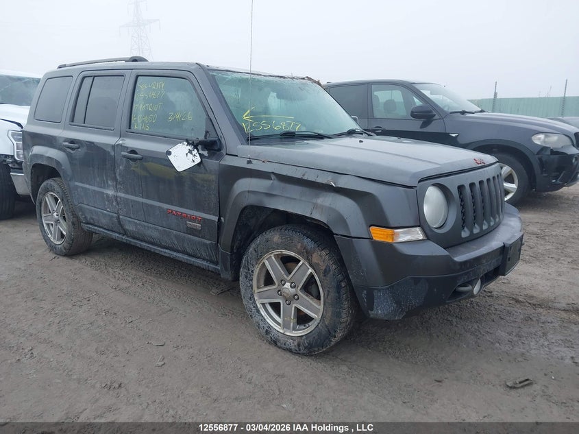 2017 Jeep Patriot Sport/North, Переворот, IAAI, VIN 1C4NJRAB5HD124650
