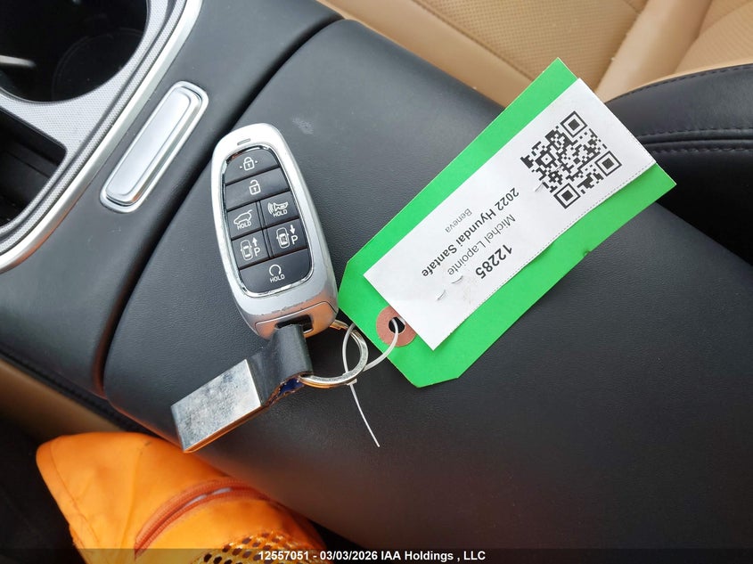 2022 Hyundai Santa Fe Ultimate Calligraphy VIN: 5NMS5DAL4NH384012 Lot: 12557051