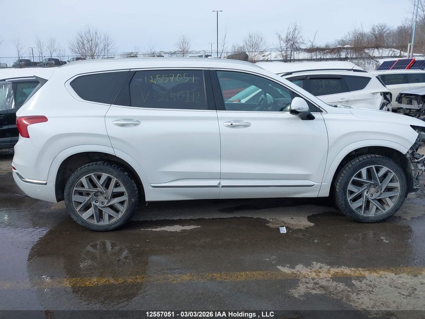 2022 Hyundai Santa Fe Ultimate Calligraphy VIN: 5NMS5DAL4NH384012 Lot: 12557051
