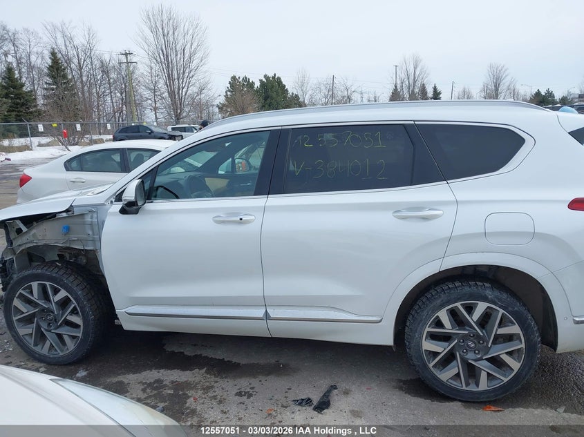 2022 Hyundai Santa Fe Ultimate Calligraphy VIN: 5NMS5DAL4NH384012 Lot: 12557051