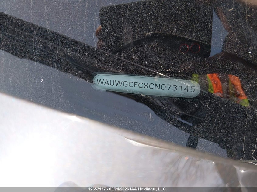 2012 Audi A7 Premium VIN: WAUWGCFC8CN073145 Lot: 12557137