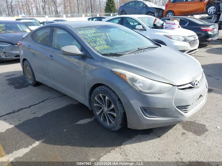 5NPDH4AE7EH492449 2014 Hyundai Elantra Gl auction photo 1