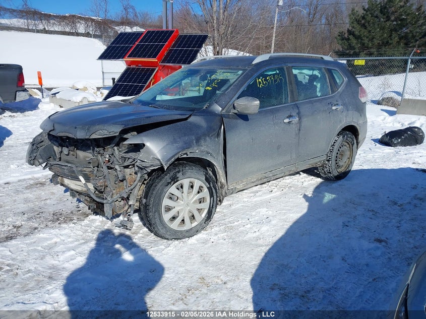 2016 Nissan Rogue, Front, IAAI, VIN 5N1AT2MT7GC900412 — photo 2