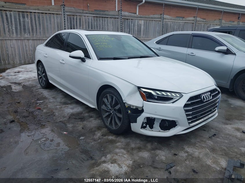 WAUANAF44LA051566 2020 Audi A4 2.0T Komfort auction photo 1