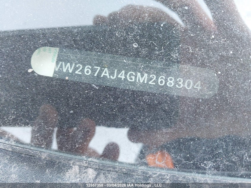 2016 Volkswagen Jetta VIN: 3VW267AJ4GM268304 Lot: 12557358