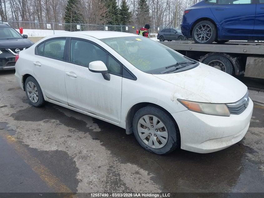 2HGFB2E42CH032476 2012 Honda Civic 1.8 Lx White