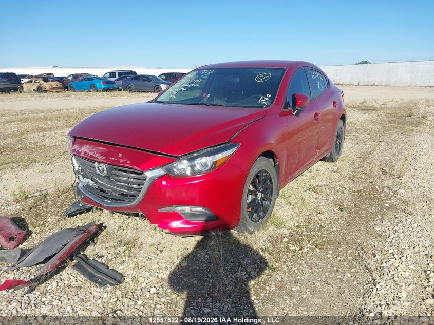 2018 MAZDA 3 SEDAN 2.0L I-4 DI, DOHC, VVT, 156HP