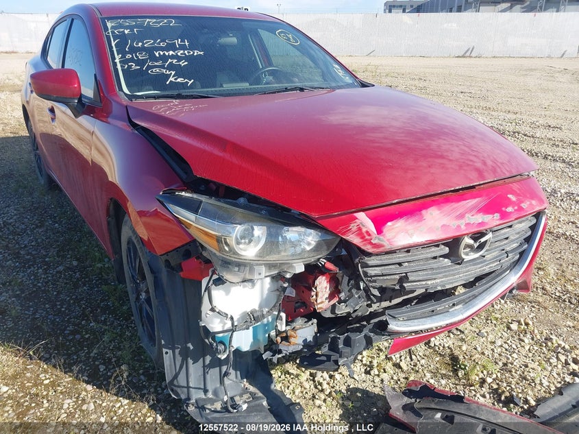 2018 MAZDA 3 SEDAN 2.0L I-4 DI, DOHC, VVT, 156HP