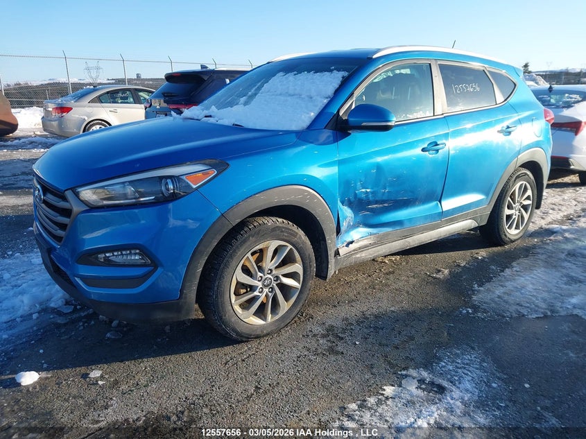 2016 Hyundai Tucson, Left Side, IAAI, VIN KM8J3CA41GU185253 — photo 2