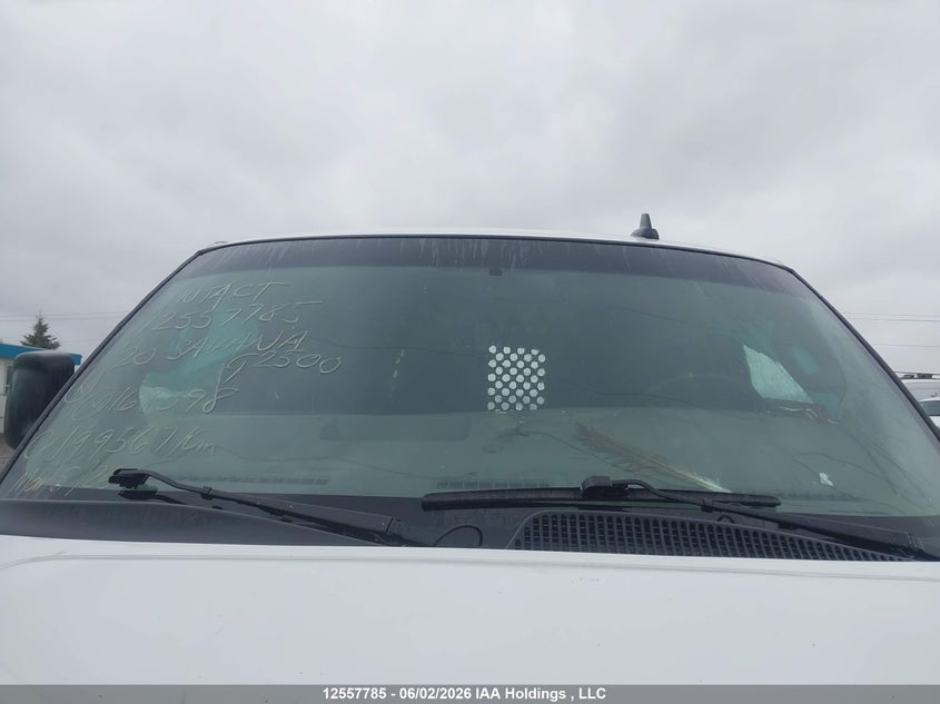 2020 GMC Savana G2500 VIN: 1GTW7AFG6L1168398 Lot: 12557785
