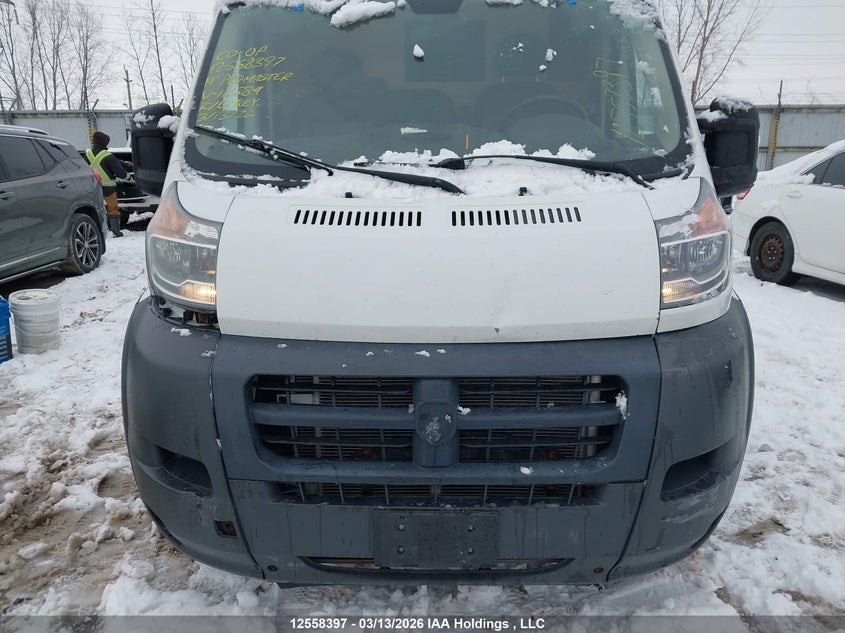 2014 Ram Promaster 2500 3.6 High Roof White Lot 111012558397 Vin 3C6TRVDG9EE111384