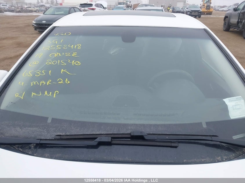 2017 Chevrolet Cruze Lt Auto VIN: 1G1BE5SM1H7201540 Lot: 12558418