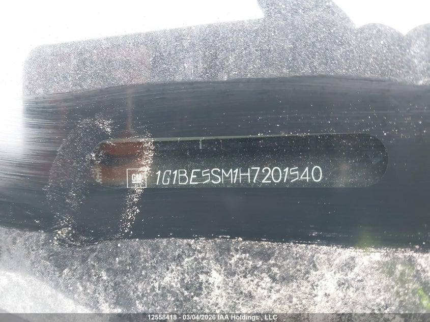 2017 Chevrolet Cruze Lt Auto VIN: 1G1BE5SM1H7201540 Lot: 12558418