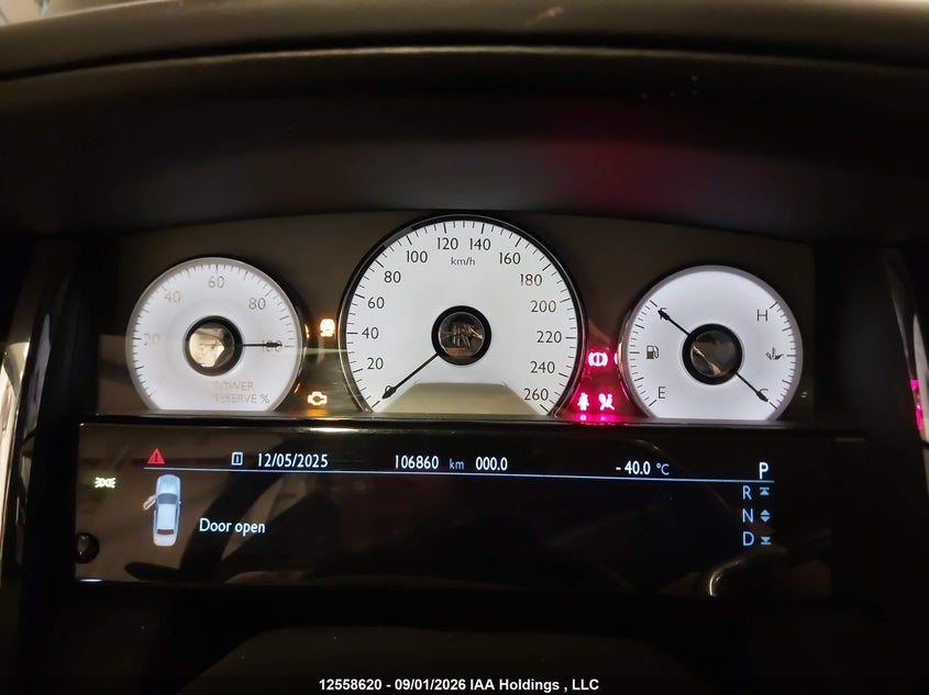 2015 ROLLS-ROYCE GHOST SEDAN 6.6L V-12 DI, DOHC, VVT, TURBO, 563HP