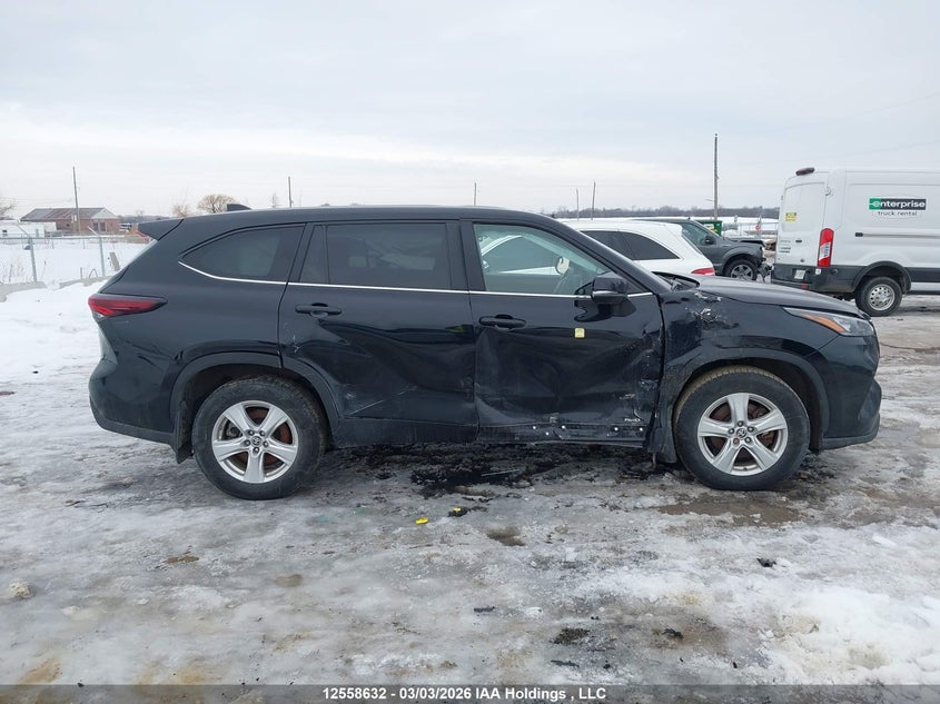 2025 Toyota Highlander Hybrid Le VIN: 5TDBBRCH4SS647915 Lot: 12558632