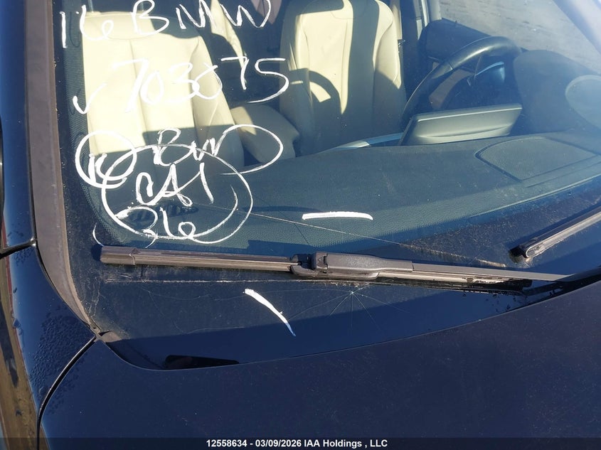 2016 BMW 340 Xi VIN: WBA8B7C54GK703075 Lot: 12558634