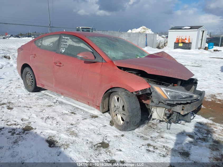 KMHD84LF7KU857313 2019 Hyundai Elantra Preferred auction photo 1